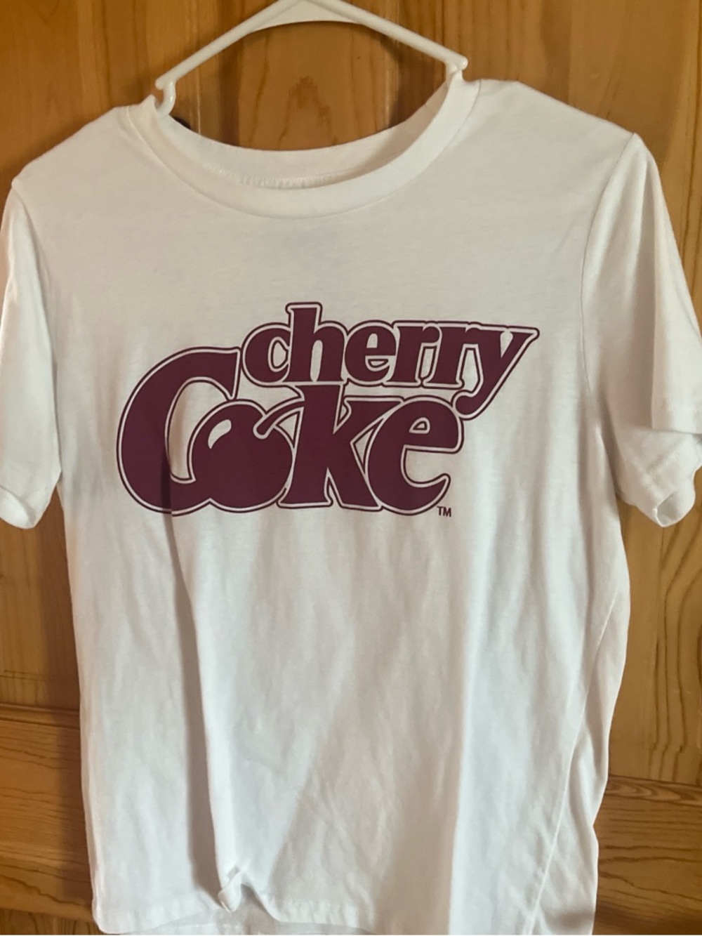 Cherry Coke White Graphic Tee